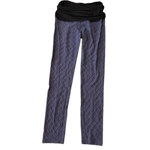 Beyond the Bump Black and Blue Maternity Pants